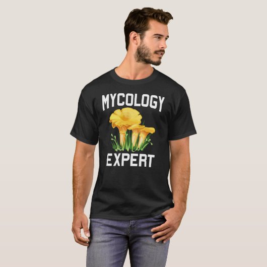 T-shirt Expert en mycologie (Devant entier)