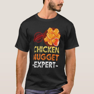 T-shirt Expert en nuggets de poulet certifié gourmand en n