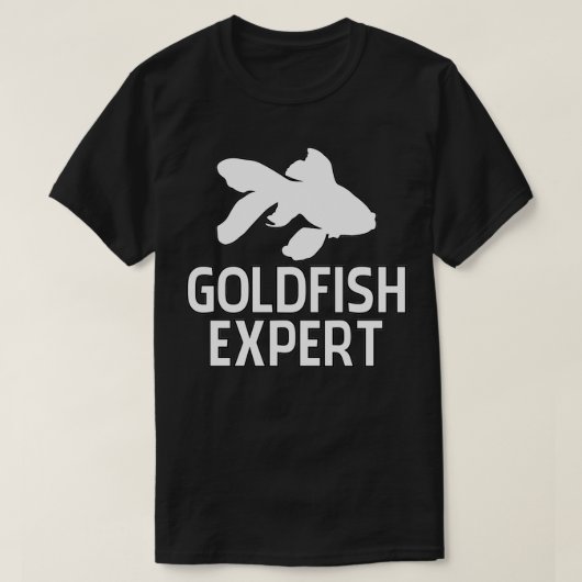 T-shirt Expert en poissons d'or (Design devant)