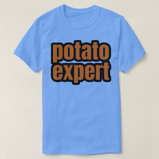 T-shirt Expert en pomme de terre (Design devant)