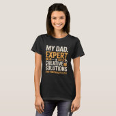 T-shirt Expert en solutions créatives - Drôle do-it-yourse (Devant entier)