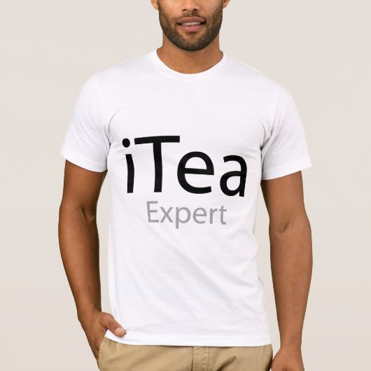 T-shirt Expert en thé i (Devant)