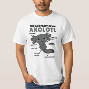 T-shirt Explication Axolotl Anatomie D'Un Axolotl