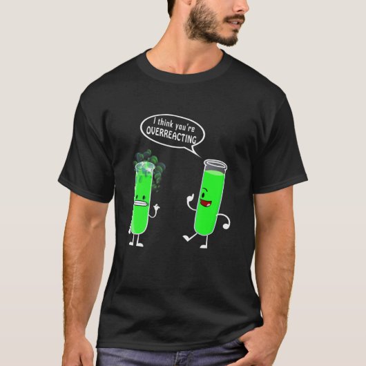 T-shirt Explode de l'expérience scientifique sur la réacti (Devant)