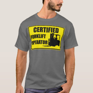 T-shirt Exploitant certifié de chariot élévateur
