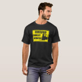 T-shirt Exploitant de chariot élévateur agréé d'entrepôt (Devant entier)