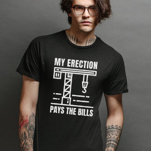 T-shirt Exploitant de grue drôle   Humour du chantier de c