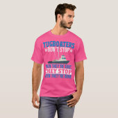 T-shirt Exploitant de remorqueurs Bateau-remorque Capitain (Devant entier)