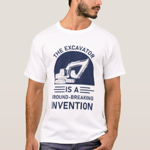 T-shirt Exploitant d'équipement lourd Excavateur Conducteu