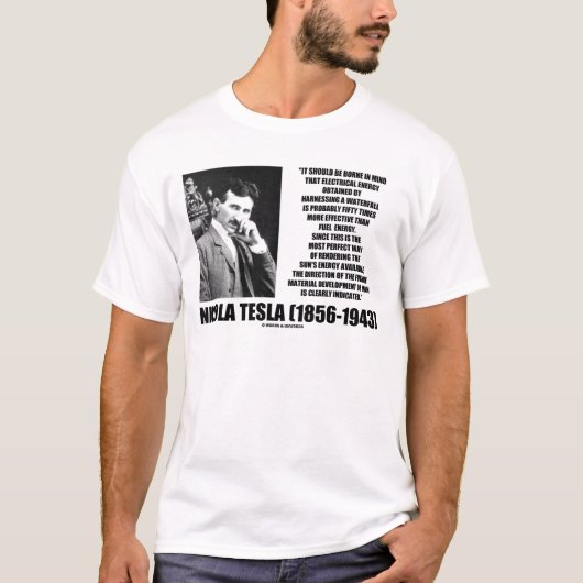 T-shirt Exploitation d'une cascade Citation Tesla Energy S (Devant)