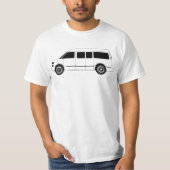 T-shirt explorateur campervan (Devant)