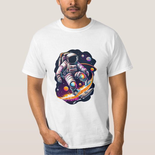 T-shirt Explorateur cosmique (Devant)