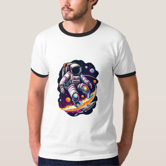 T-shirt Explorateur cosmique (Devant)