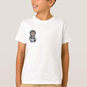 T-shirt Explorateur de fusée astronaute hibou pour enfants