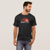T-shirt Explorateur de l'espace martien Nerd de la science (Devant entier)