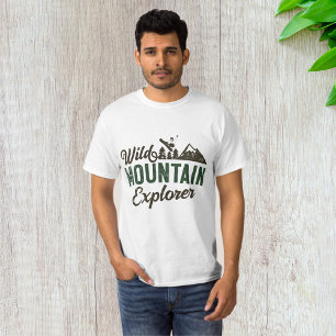 T-shirt Explorateur de Montagne Sauvage