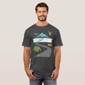 T-shirt Explorateur de montagnes (Devant entier)