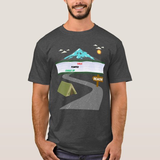 T-shirt Explorateur de montagnes (Devant)