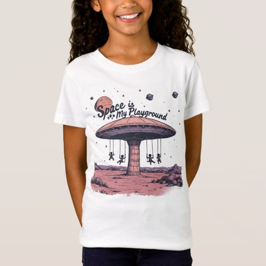 T-Shirt Explorateur d'enfants : Space Adventure (Devant)
