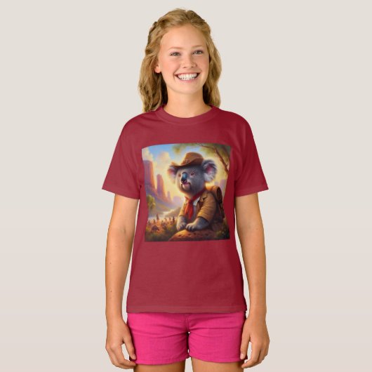 T-shirt Explorateur Koala (Devant entier)