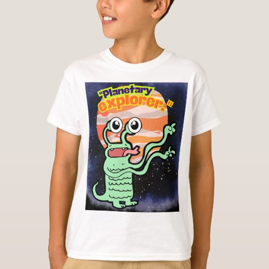 T-SHIRT EXPLORATEUR PLANÉTAIRE (Devant)