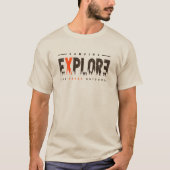 T-shirt Explorateur urbain | Aldult Basic (Devant)