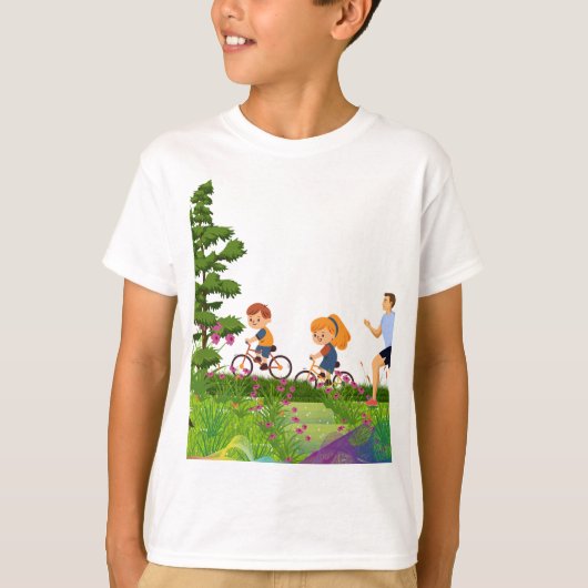 T-shirt Explorateurs de la nature Aventure (Devant)