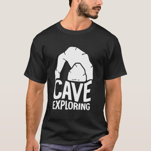 T-shirt Exploration de grottes (Devant)