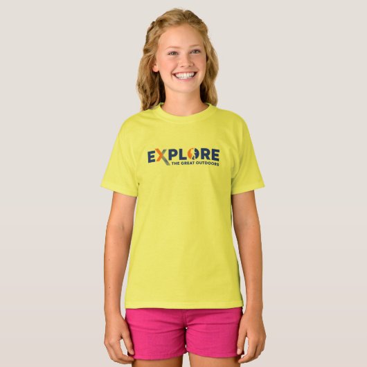 T-shirt Exploration de la nature | Enfants (Devant entier)