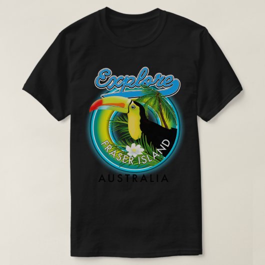 T-shirt Exploration de l'île Fraser (Design devant)