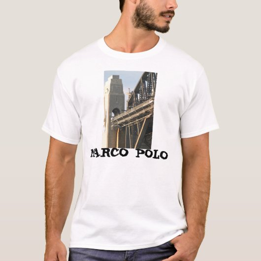 T-shirt Exploration de pont de port (Devant)