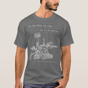 T-shirt Exploration de Rover Opportunity Mars RIP