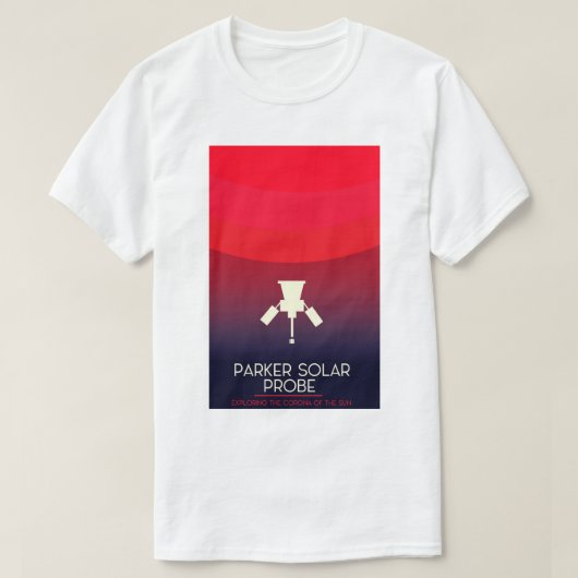T-shirt Exploration de sonde solaire Parker (Design devant)