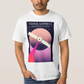 T-shirt Exploration de Vénus par Venus Express (Devant)