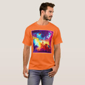 T-shirt Exploration des Nebulae les plus brillantes. Comma (Devant entier)