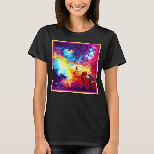 T-shirt Exploration des Nebulae les plus brillantes. Comma (Devant)