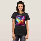T-shirt Exploration des Nebulae les plus brillantes. Comma (Devant entier)