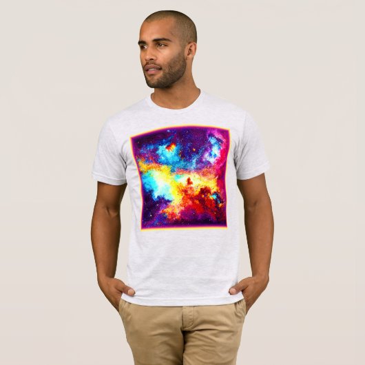 T-shirt Exploration des Nebulae les plus brillantes. Comma (Devant entier)