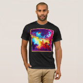 T-shirt Exploration des Nebulae les plus brillantes. Comma (Devant entier)