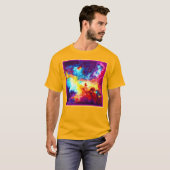 T-shirt Exploration des Nebulae les plus brillantes. Comma (Devant entier)