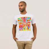 T-shirt Exploration d'un Motif coloré (Devant entier)