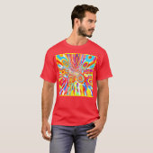 T-shirt Exploration d'un Motif coloré (Devant entier)