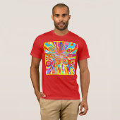 T-shirt Exploration d'un Motif coloré (Devant entier)