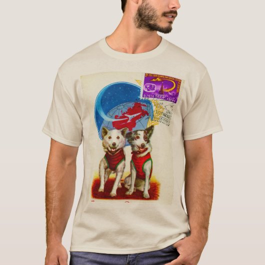T-SHIRT EXPLORATION SPATIALE CLASSIQUE RETRO 1960 (Devant)