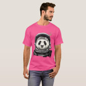 T-shirt Exploration spatiale de l'astronaute Panda (Devant entier)