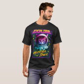 T-shirt Explore Meowter Space  80s Style Astronaut Space C (Devant entier)