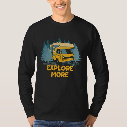 T-shirt Explore More Vacation Trip Tour Travel Tourist Roa (Devant)
