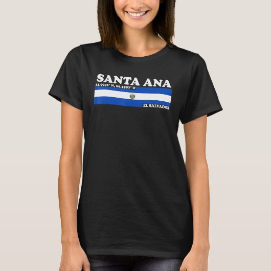 T-shirt Explore Santa Ana The Magic of Coordinates (Devant)