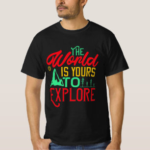 T-shirt Explore The World Shirt Outdoor Adventure