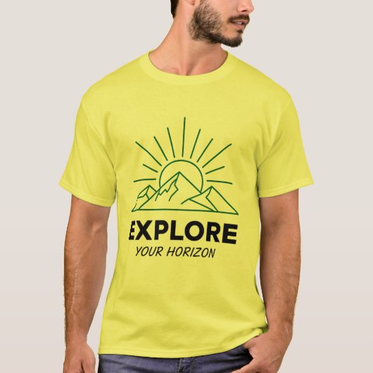 T-shirt Explore Your Horizon (Devant)